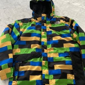 Boys north face snowboard jacket
